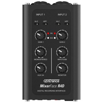 CEntrance 01 0001 MixerFace R4D Gen 3 Taşınabilir Mikser Digital Mobil Kayıt Cihazı | USB-C ,24-bit/192kHz Yayın Kalitesinde Ses Arayüzü